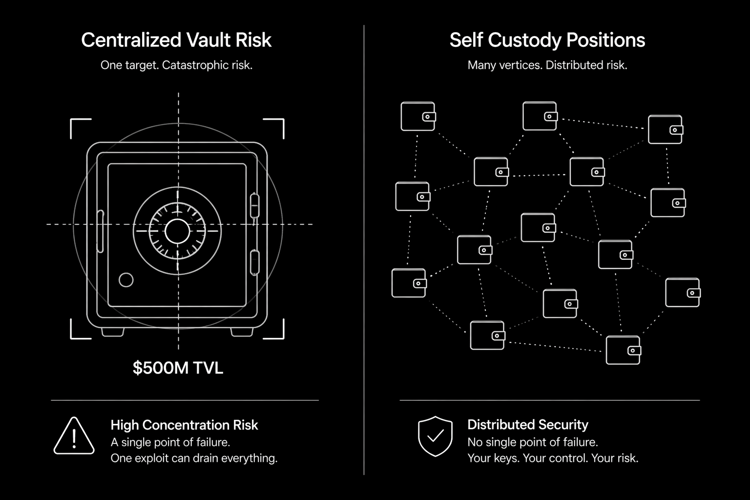 Security Model — Honeypot vs Distributed Custody