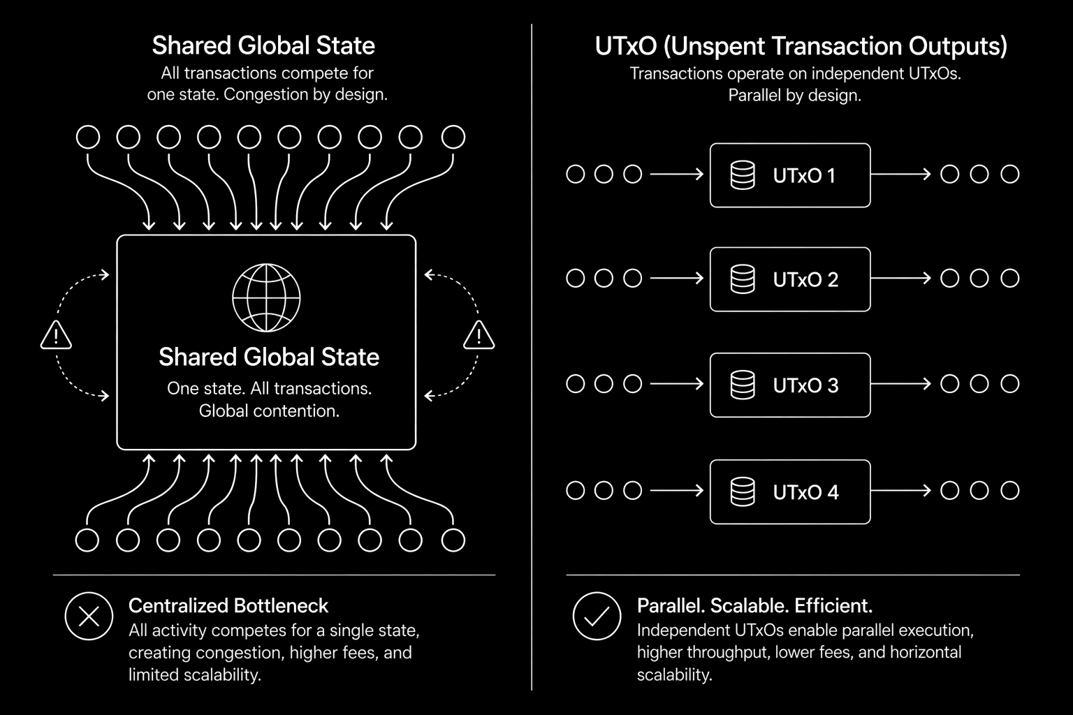 Account Model vs eUTxO
